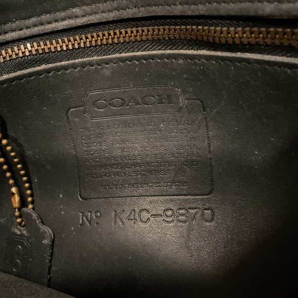 SOLD! SOLD! 9870 Court black leather crossbody shoulder dress purse tote bag - Picture 4 of 8